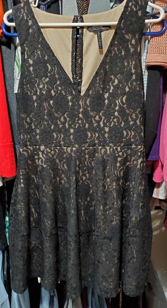 Black and Tan Dress